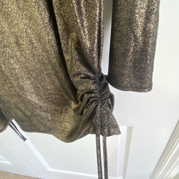 Love and Legend Gold Ruched Side Dress - Picture 10 of 10